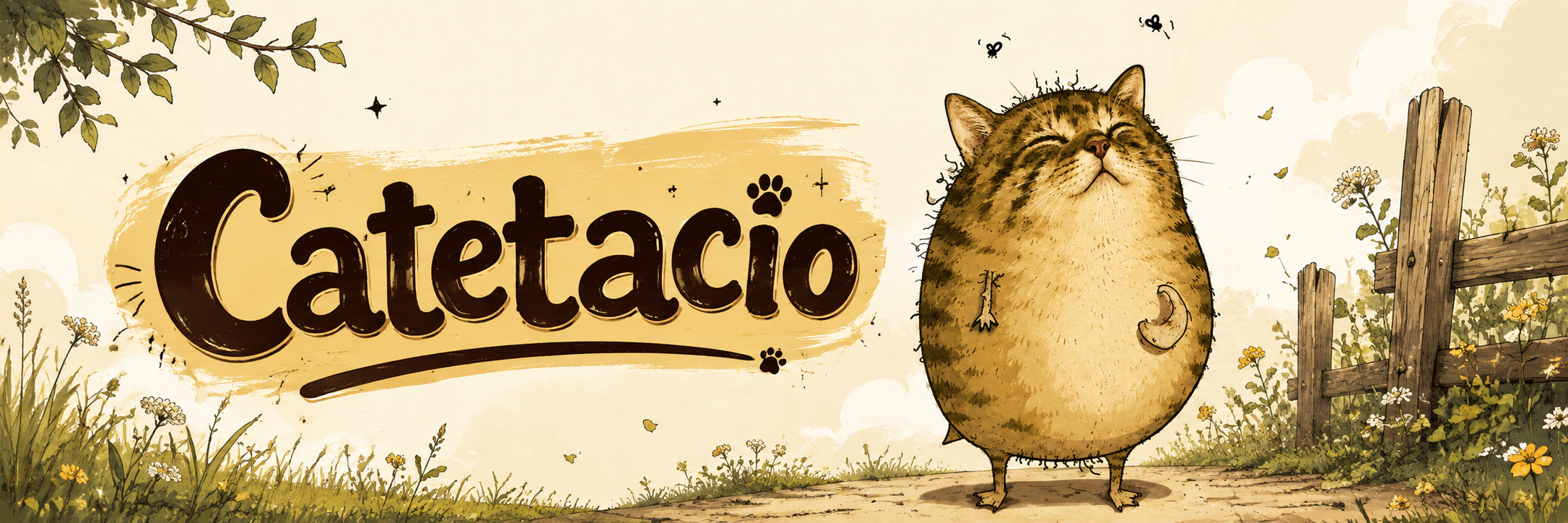 Catetacio standing in a sunny meadow